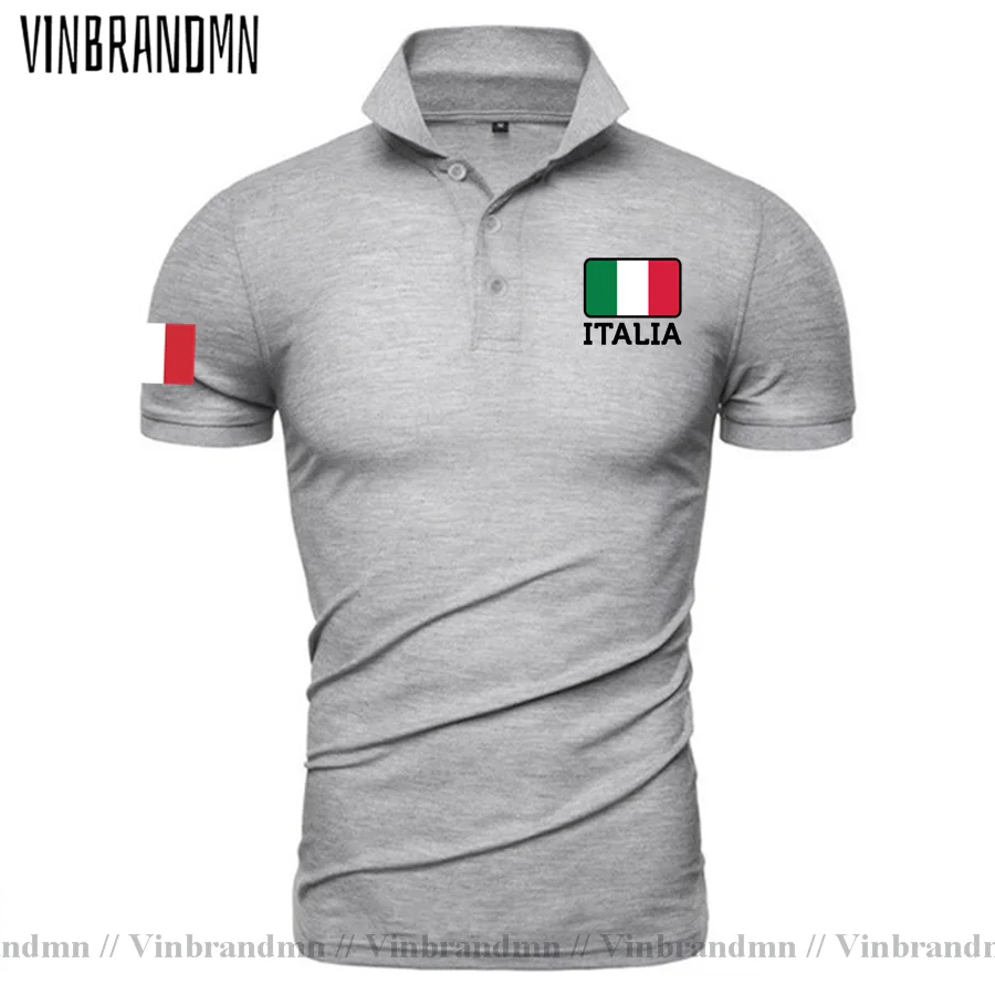 2023 Italia Italy Polo Shirt Men Newest Fashion Comfortable All Cotton Polos Nation Team Design Classic Brand Hipster Sweatshirt