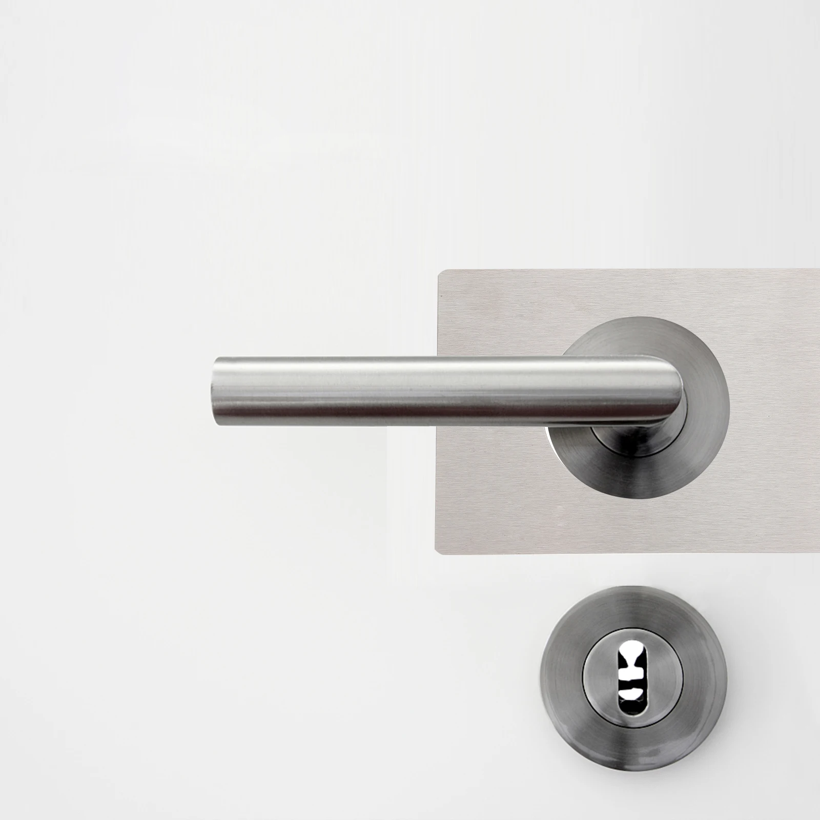 

2 Pcs Door Repair Board Stainless Steel Plates for Knobs Deadbolt Reinforcement Strike Plate Filler Door Hardware