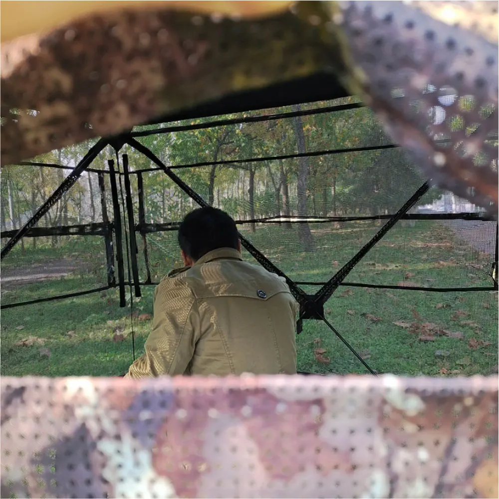 Оптовая продажа, автоматическая уличная камуфляжная всплывающая охотничья палатка из ткани Оксфорд, слепая для охоты, уличные палатки для скрытого монтажа