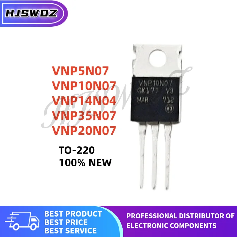 10PCS VNP10N07 VNP14N04 VNP35N07 VNP20N07 VNP5N07 TO-220 100% New and quality