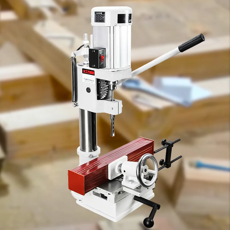 

Фрезерно-присадочный станок FUSAI MK361A 750W/1200W для обработки дерева, станок для врезки пазов, сверления квадратных отверстий