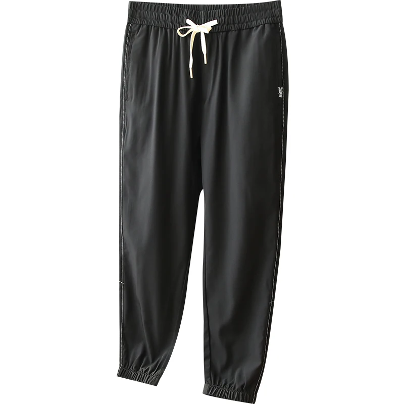 

Men's Casual Pants Spring Summer Lightweight Breathable Elastic Waist Trousers 3D Tailoring Faionable Urban Sle