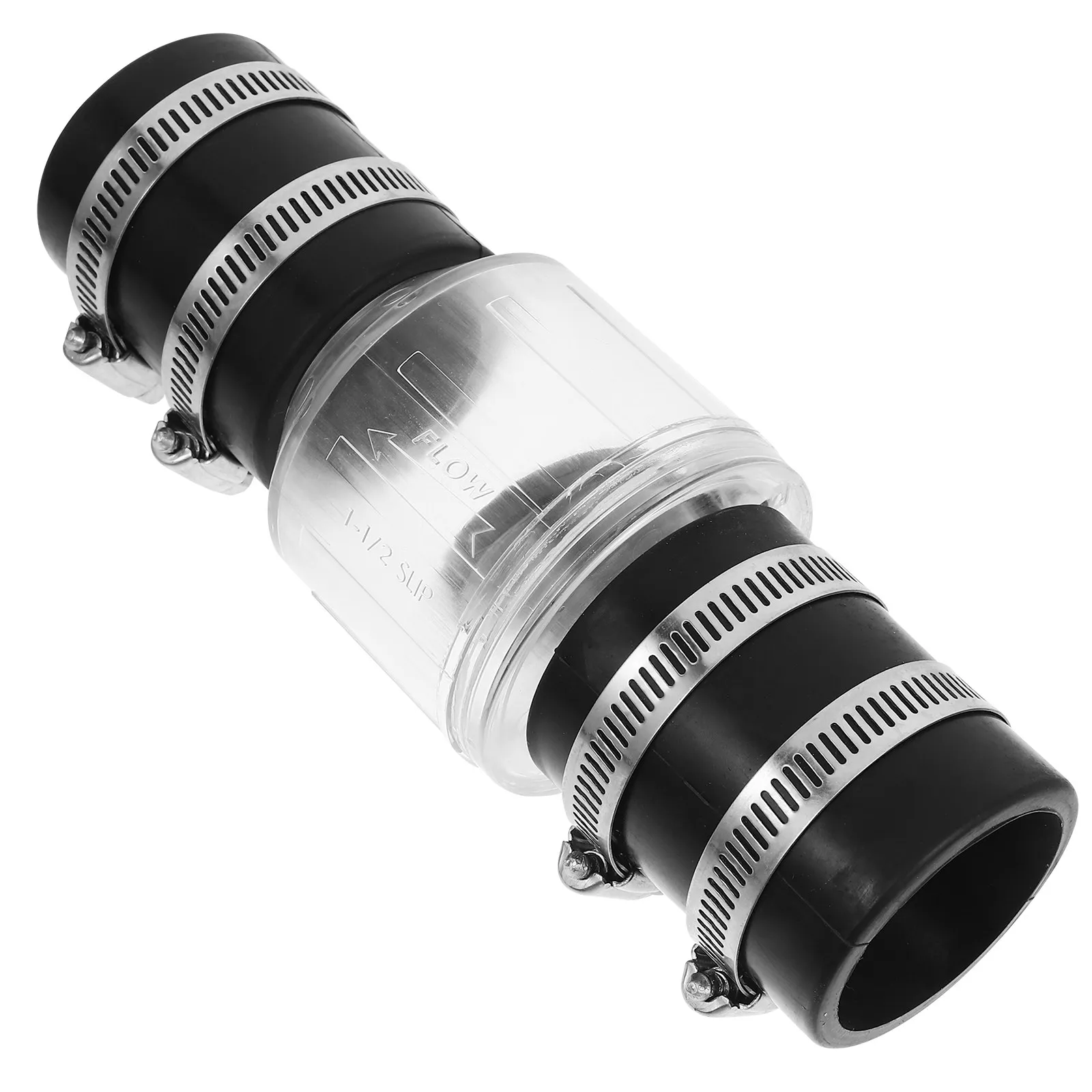

Silent Check Valve Plastic Iron Spring Sump Pump Sewage Water Pump Replacement Valve Efficient Backflow Prevention