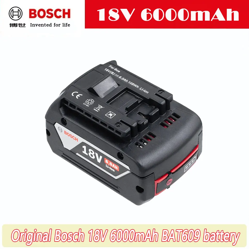 

New BOSCH 18V Original 6000mAh Lithium Battery BOSCH Battery Pack 6.0AH/5.0Ah/3.0Ah Original Tool Rechargeable Battery