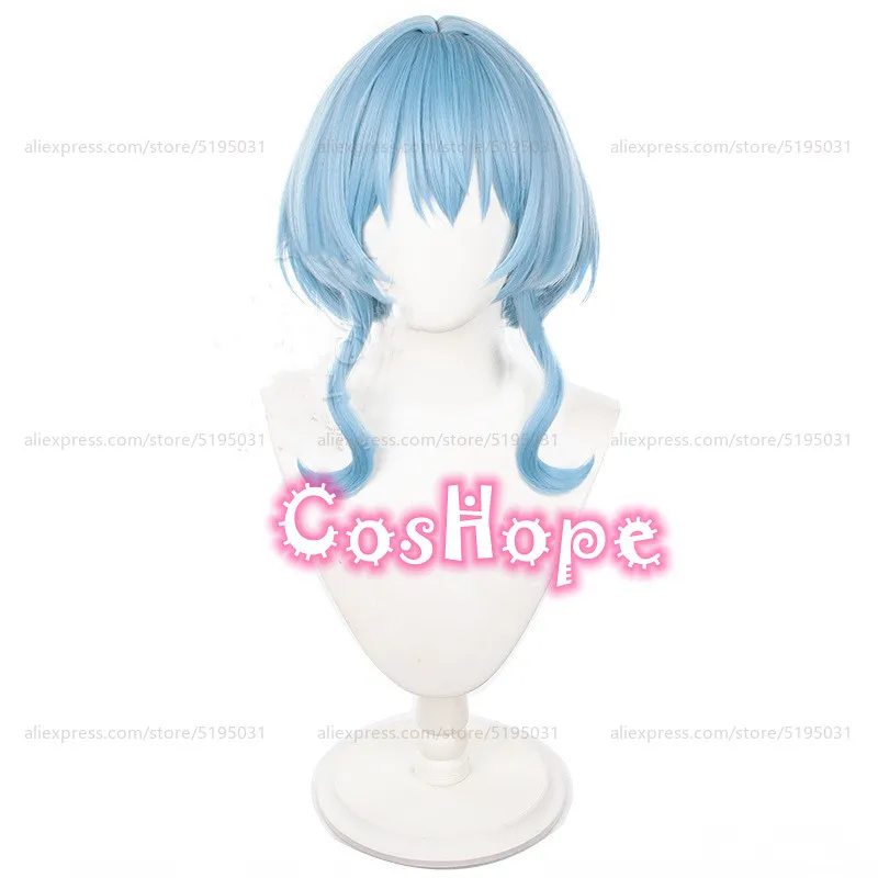 Villhaze Cosplay Wig Blue Wig Cosplay Anime Cosplay Heat Resistant Synthetic Wigs