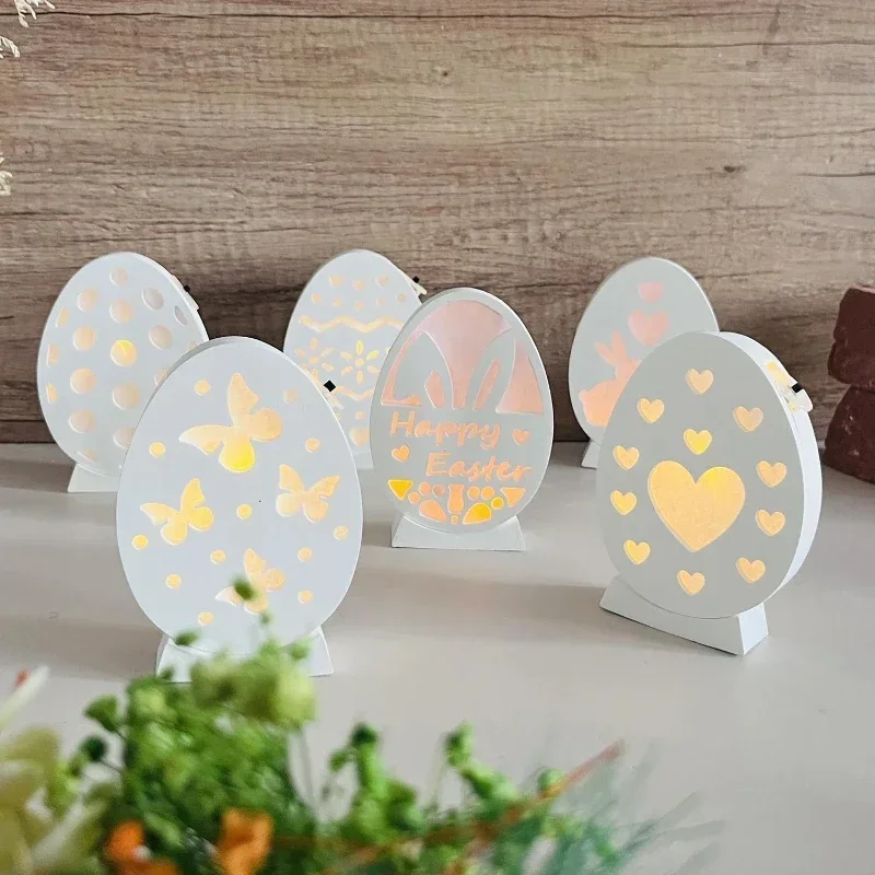 

Набор из 4 силиконовых форм для пасхальных яиц и кроликов: для гипсовых подсвечников ручной работы, форм для литья из смолы, декоративных изделий