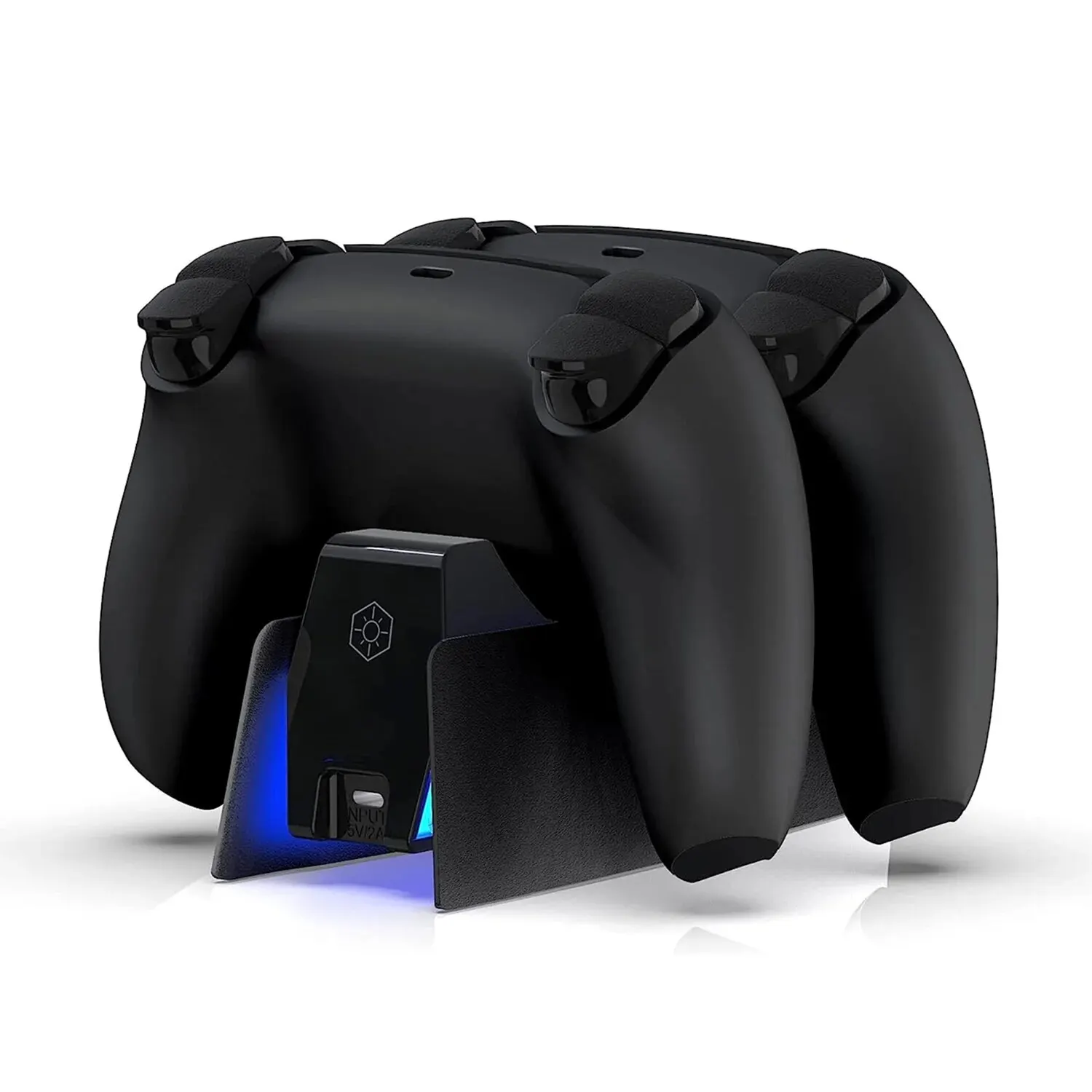 Station de recharge sans fil de jeu pour PS5 avec double station de charge rapide et indicateurs de charge LED