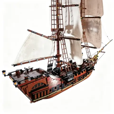 4203pcs MOC Assassin S Creed IV Black Flag Pirates Model Building Blocks Construction Toy Christmas Gifts Idea Kids Brick DIY