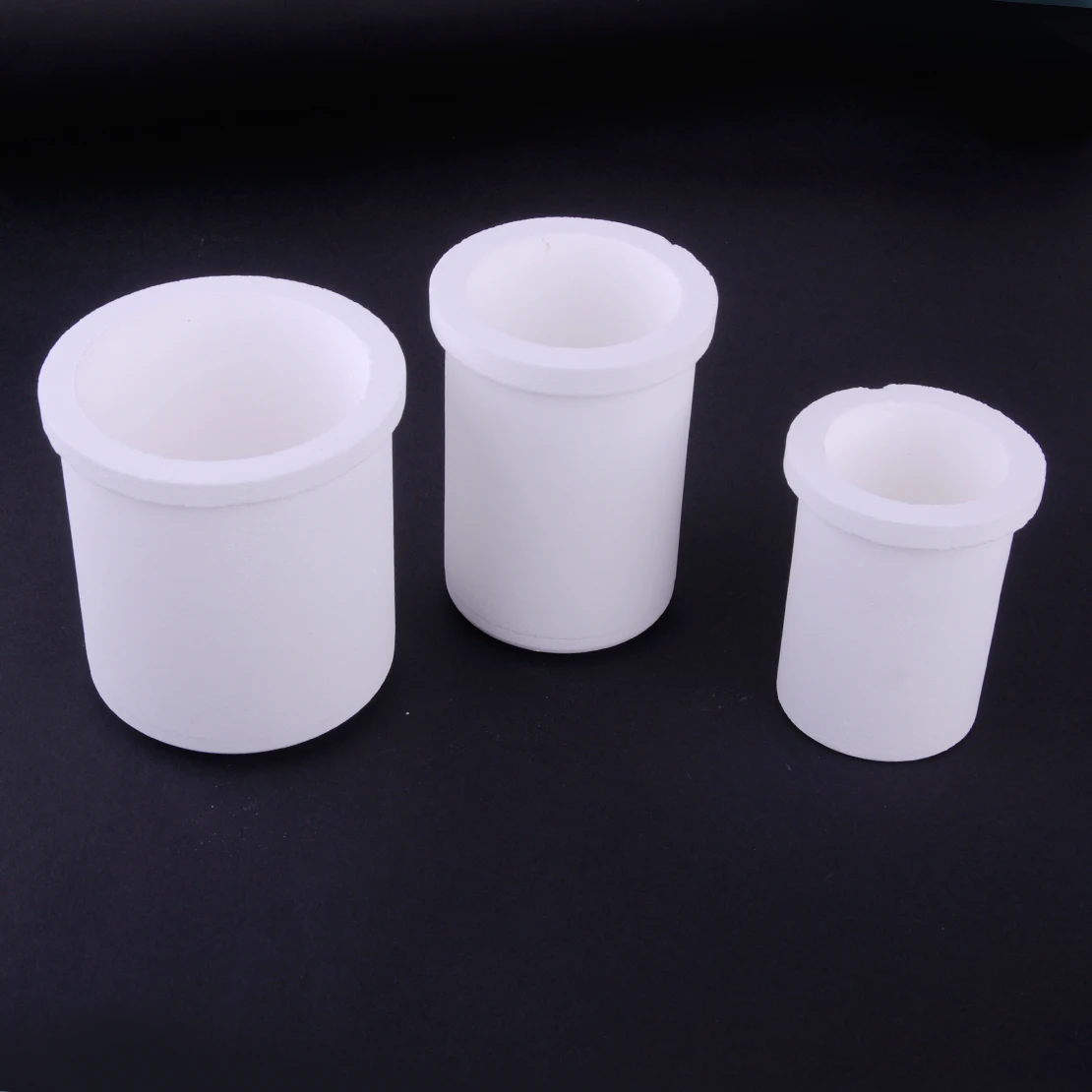 LETAOSK White Quartz Crucible Cup Casting Mold Mould For Melting Metal Gold Silver Scrap 1KG 2KG 3KG Tool