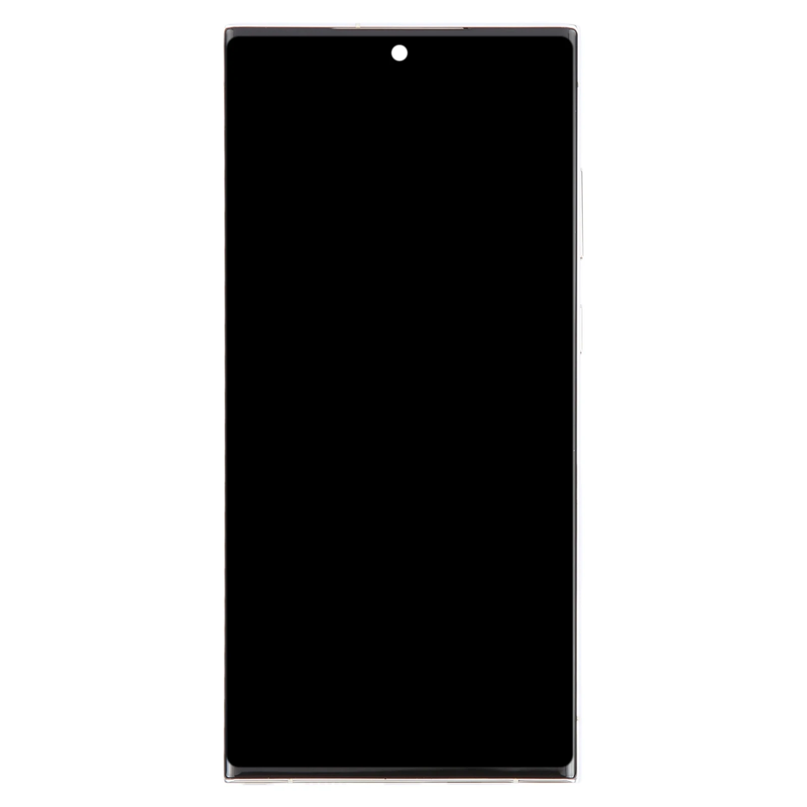 For Samsung Galaxy S23 Ultra S918 6.8 inch OEM Grade S AMOLED Screen and Digitizer Assembly + Frame (without Logo) - Silver