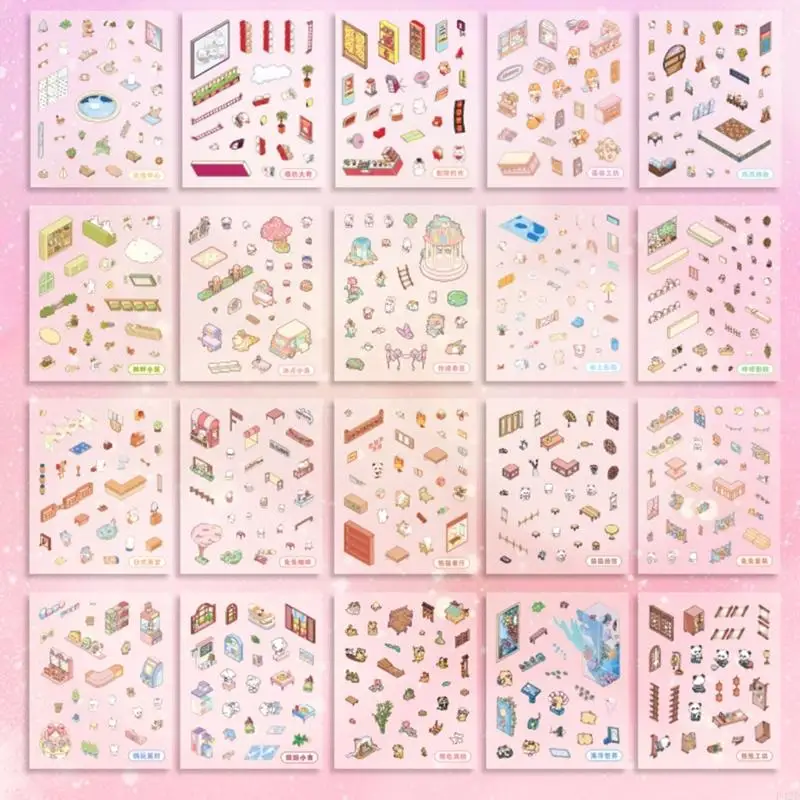 

F42d Сцена наклейка на стикерек