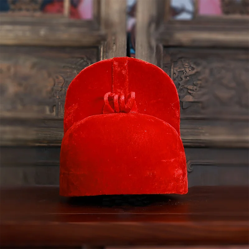 

Ancient Chinese Men's Top Hat Prime Minister Emperor Cosplay Cap Official Vintage Wedding Groom Halloween Carnival Headgear