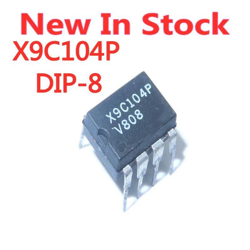 

5PCS/LOT X9C104P X9C104PIZ DIP-8 Digital Potentiometer Chip In Stock New Original