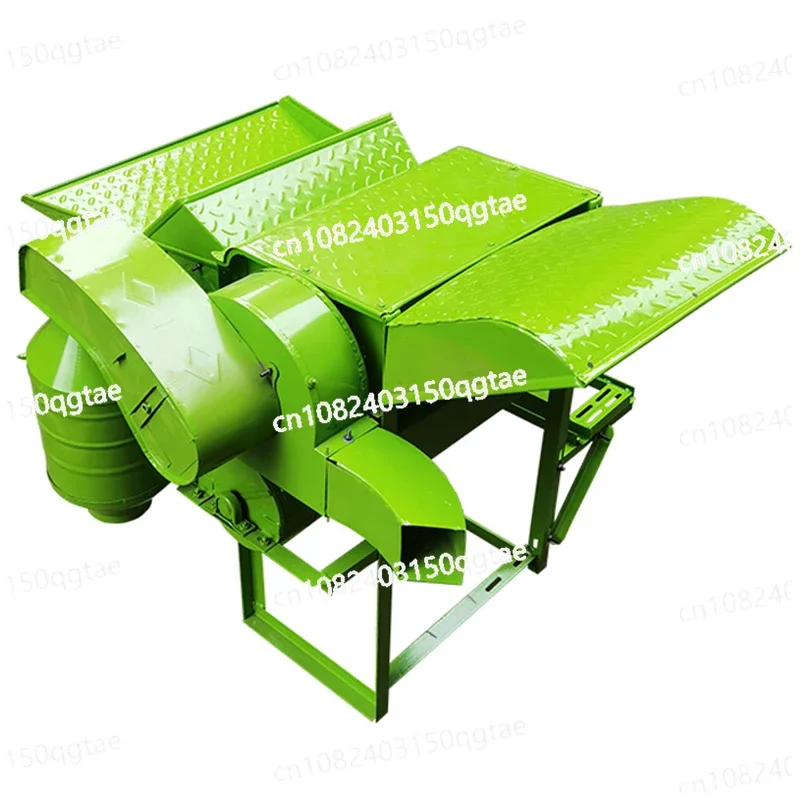 100-200KG/H Wheat Thresher Agricultural Soybean Sorghum Sesame Rice Threshing Machine Full Feeding Wheat Threshing Machine