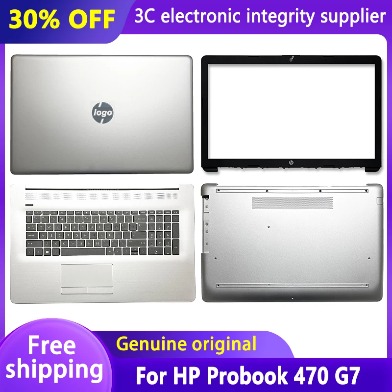 

Новинка, подставка для ноутбука HP Probook 470 G7, задняя крышка ЖК-дисплея, передняя панель, подставка для клавиатуры, задняя подставка