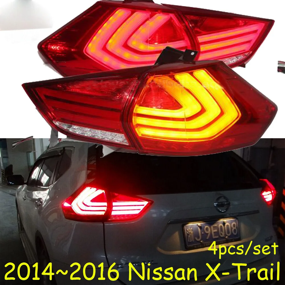 

car bumper Rogue tail light for Nissan X-Trail taillight xtrail 2014~2016y LED car accessories Taillamp X-Trail rear light fog