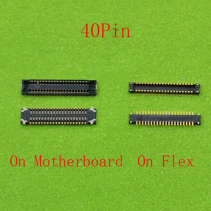 2pcs 40Pin LCD Screen Display FPC Connector On Motherboard For Huawei Honor P9 P8 Lite 2017/P10 P20 Lite/G9 P9 Plus/G8/P8 Max/P6