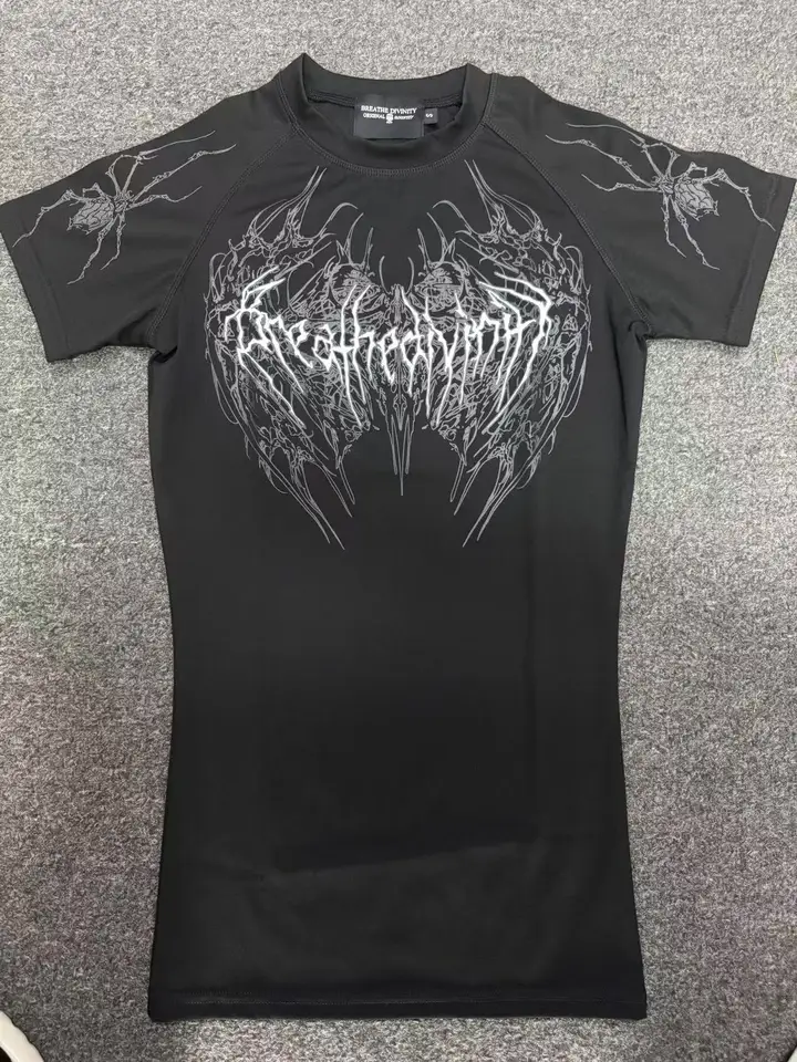 Breathedivinity Quick-drying Compression Shirt with High
