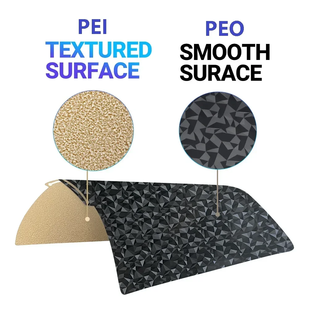 Double-Sided Textured PEI Plate for Bambu Lab P2S A1/P1/X1,High Success Rate Easy Release PET Build Surface For Bambulab P1P X1C S3084a7db31e048acb9595ee301005af9u