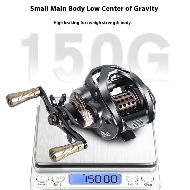 2025 new style Baitcasting Reel Magnetic Braking System 7.2:1 Gear Ratio 5+1 Ball Bearings 8KG Max Drag Fishing Coil