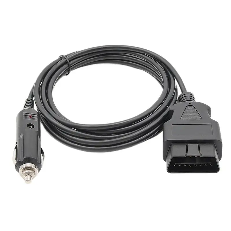 Vehicle Obdii Connector Car Battery Lighter Power Socket Extension Cable Vehicle Obdii Connector For Travel Camper Car Truck