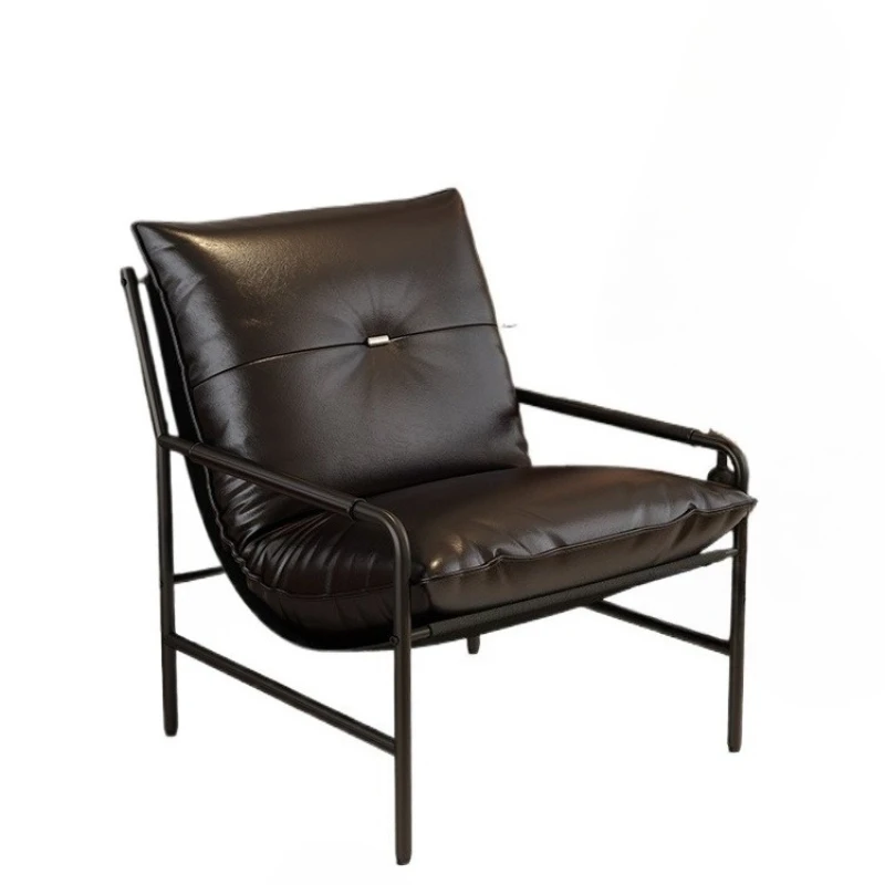 

Одиночный диван-кресло. Простая гостиная. Балкон. Стул для отдыха. Черный диван-кресло.