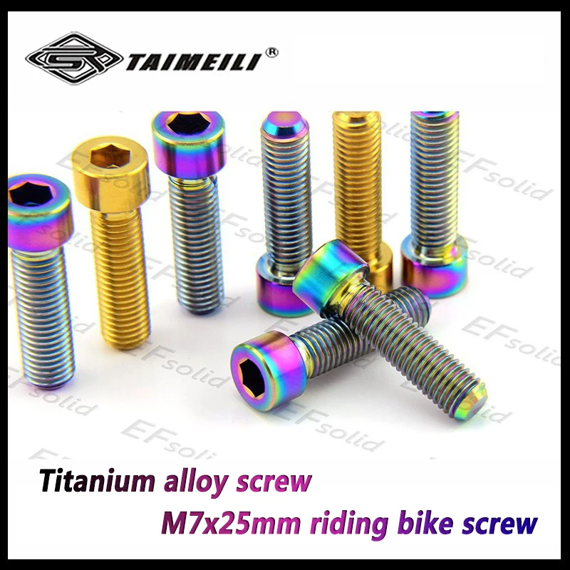 

TAIMEILI Titanium Alloy Screw M7 × 25 Riding Crane Screw