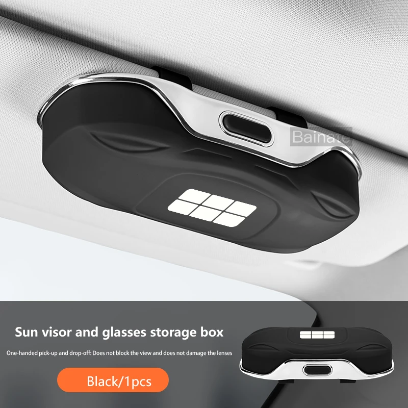 Portable Car Visor Sunglasses Glasses For Geely Galaxy EX2 EX5 EX5EM-i 2025 2026, Case Glasses Holder Clip Box Car Lenses Holder