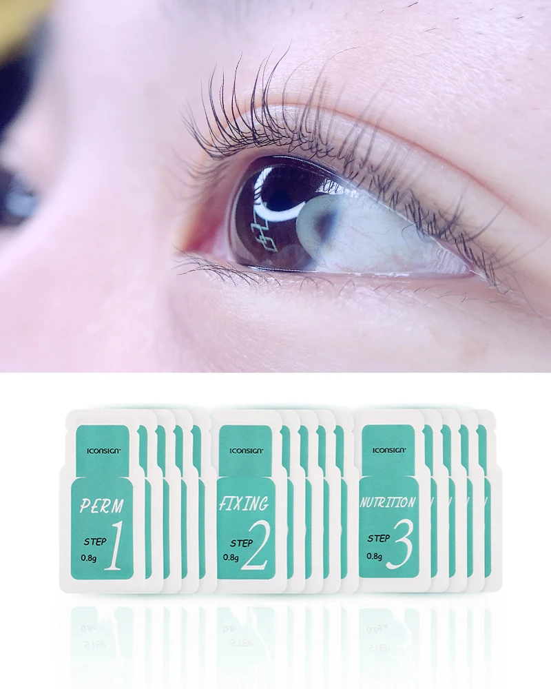 10 pieces/lot #1 #2 #3 Sachet lash lift Eyelash perm Eyelash Nutrition stereotype hygiene Convenience Use