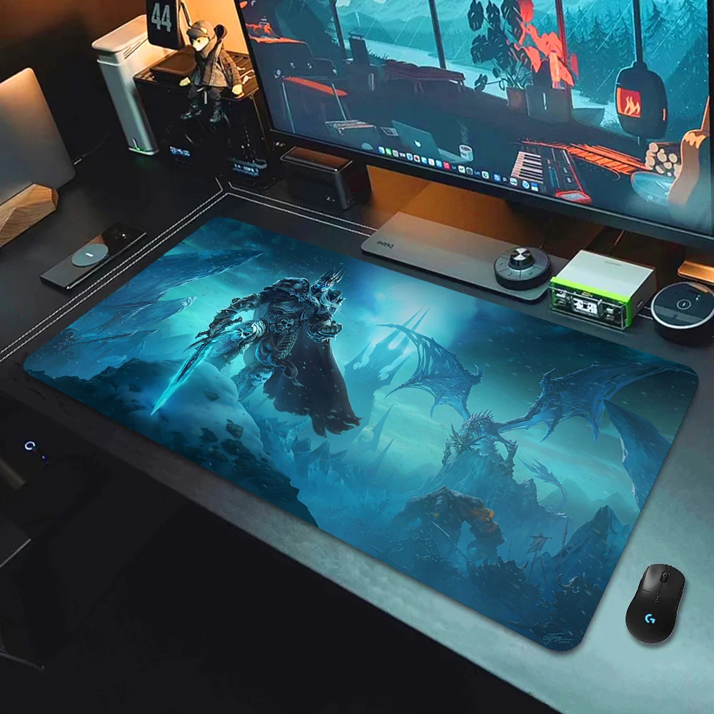 عالم من warcraft لوحة الماوس للاعبين ، حصيرة مكتب ، اكسسوارات المكتب ، لوحة الماوس ، لوحة مفاتيح كبيرة ، ملحقات الألعاب ، اليابان