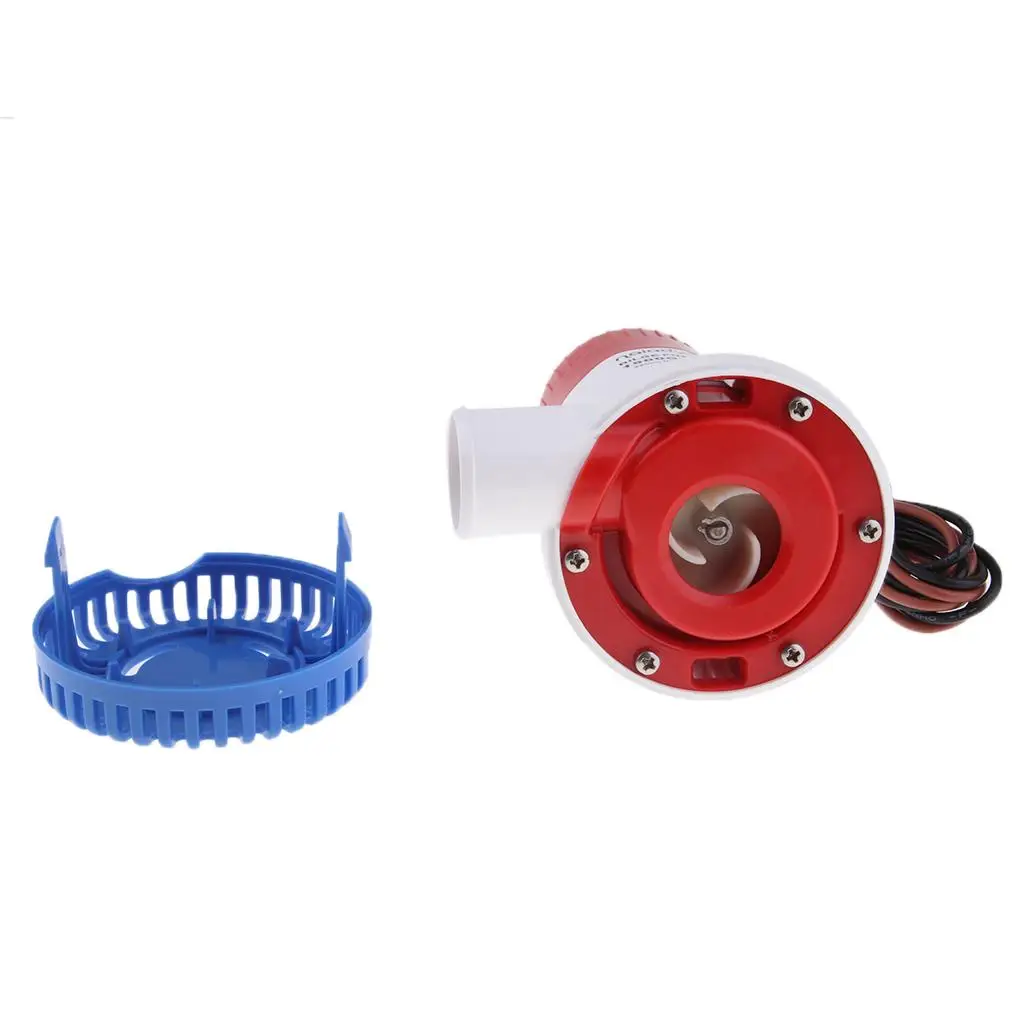 

High Efficiency Electric Bilge Pump 12V 1500GPH Submersible Marine Water Drain Pump with Easy Access Base for Yacht