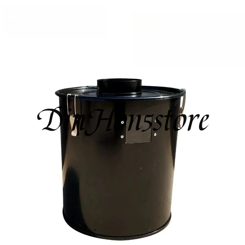 Dust collection bucket 100L50L cyclone dust collection bucket special luxury observation hole bucket wheel cloth bag