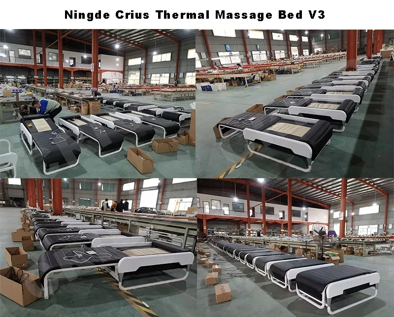 Hot Sale Korea Full Body Master V3 Therapy Thermal Jade Massage Mattress Infrared Jade Roller Massage Bed