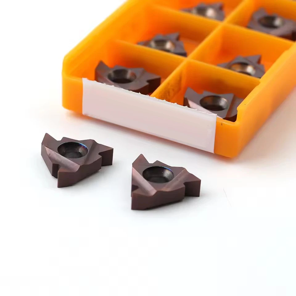 ดอกกัดเกลียวคาร์ไบด์ MMT 16IR 16ER AG55 DY15TF DY6020 DY735 จำนวน 10 ชิ้น สำหรับเครื่องกลึง CNC รุ่น 11ERAG55 11IRAG55