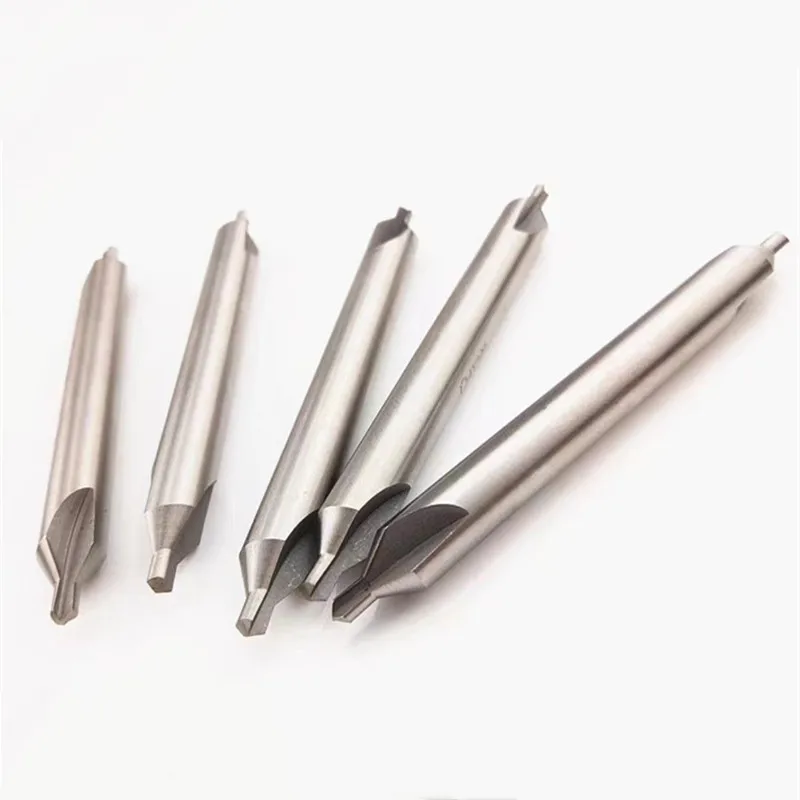W6542 HSS Extended A Center Drill 100mm Length for Metal Processing Center Drilling Positioning CNC Mechanical Lathe