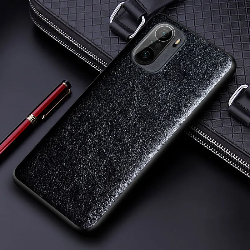 Luxury PU leather Case for Xiaomi Poco F3 coque with Business solid color Design phone cover for xiaomi poco f3 case funda capa