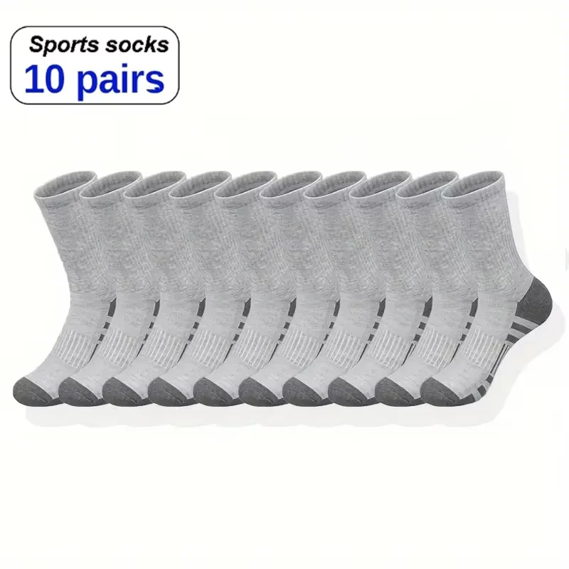 10/30 Paar hochwertige, weiche und bequeme Herren-Laufsocken, sommerliche, schweißableitende und atmungsaktive Basketball-Sportsocken