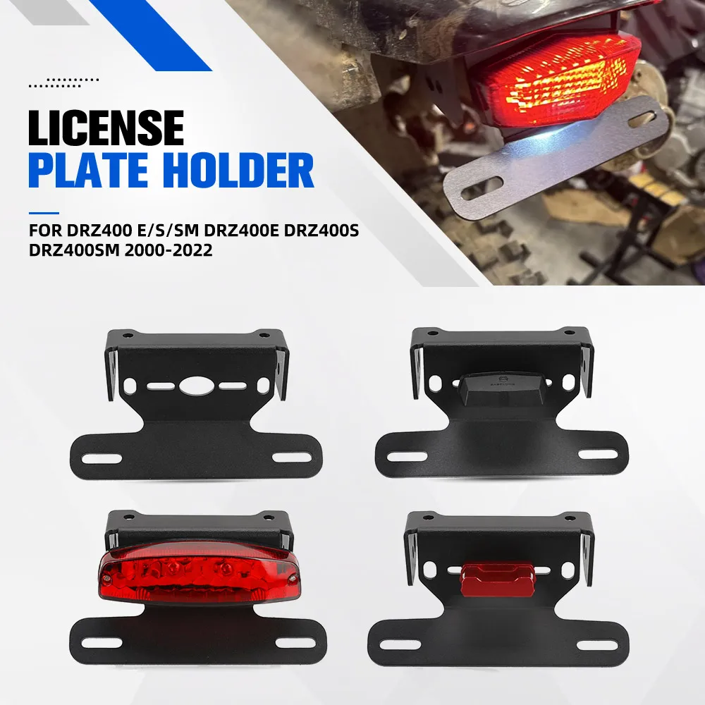 

DR-Z400 2023 2024 2025 Motorcycle Rear License Plate Holder Bracket For Suzuki DRZ400 E/S/SM DRZ400E DRZ400S DRZ400SM 2000-2022