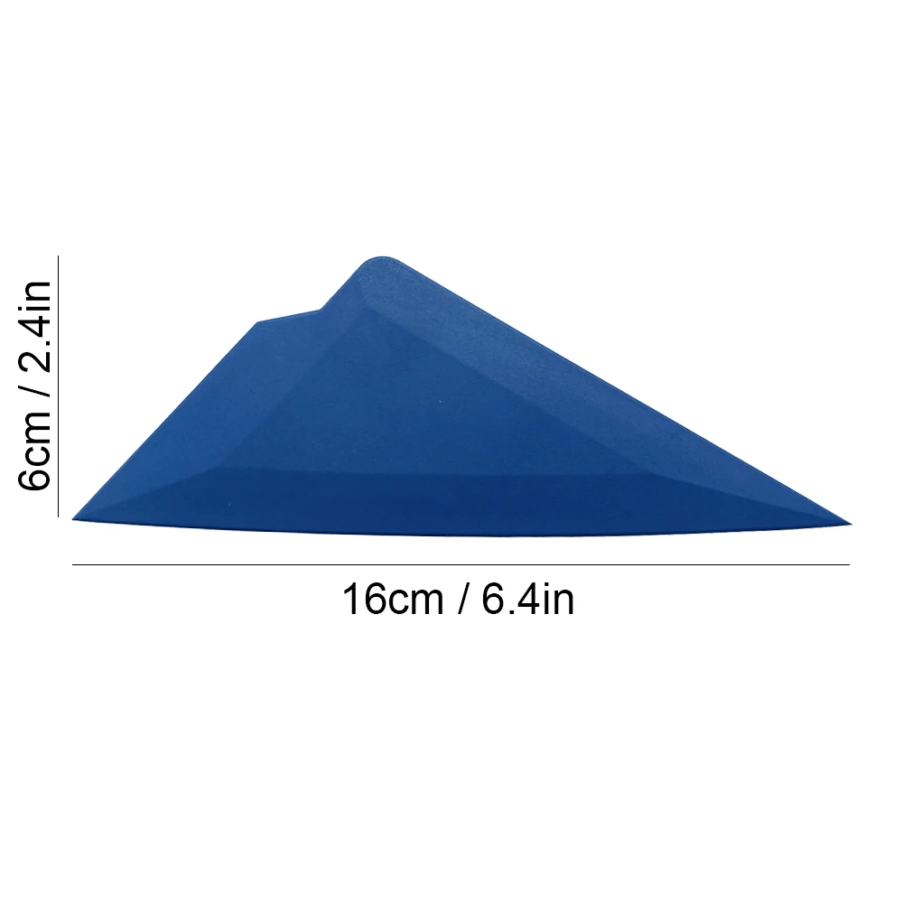 3pcs Triangle Go Corner Squeegee Car Vinyl Wrap Card Scraper Edge Size Tuck Tool 3 Hardness Window Tint Film Application S05