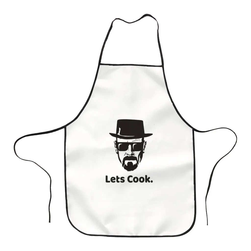 

Breaking Bad Heisenberg Kitchen Women Apron Household Cleaning Composite Pinafore Salon Home Cooking Baking Adult