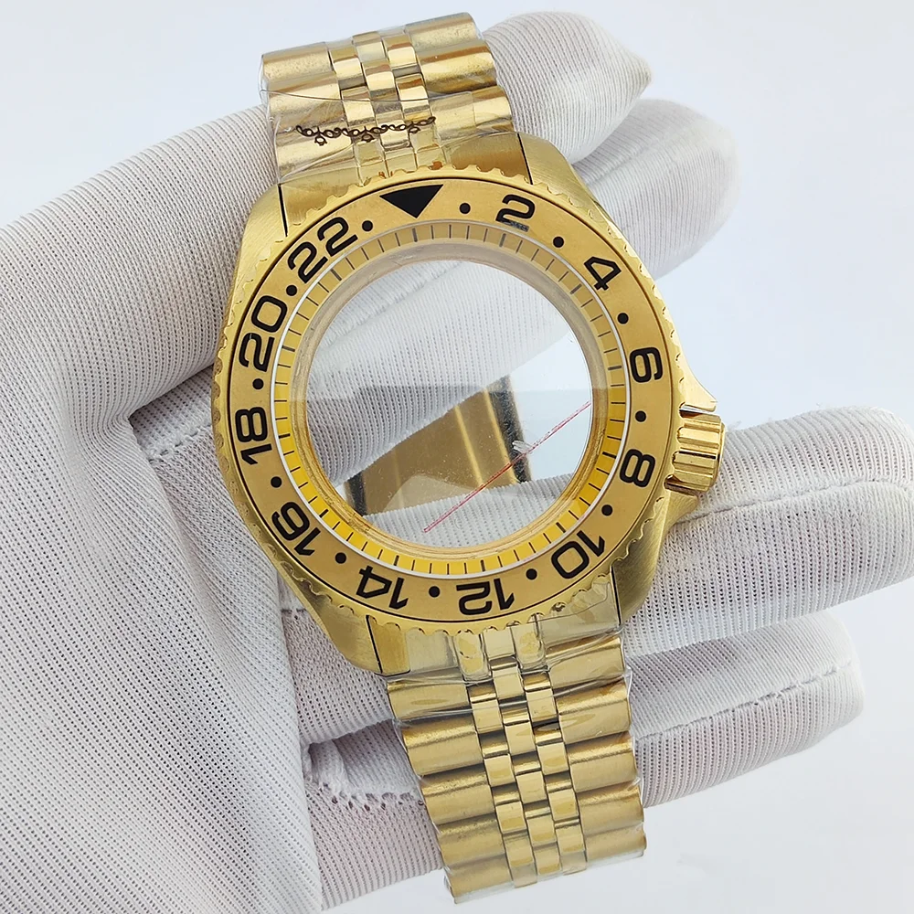 Boîtier de montre de luxe pour hommes, 40mm, SKX007, NH35, adapté au cadran 28.5mm, boîtier étanche en verre saphir