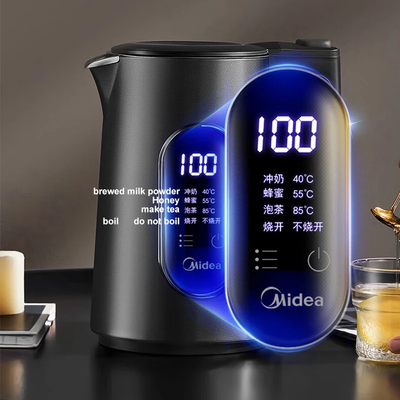 Midea Insulation Electric Kettle 1.5L Portable Temperature Control Water Boiler 220V Kitchen Appliances 4 Temperature Kettles