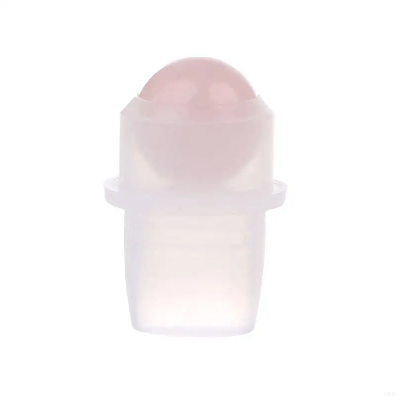 U0DE Стеклянный рулонный шарик на бутылках из натурального драгоценного камня Роликовый шарик Флаконы с эфирным маслом Пустой