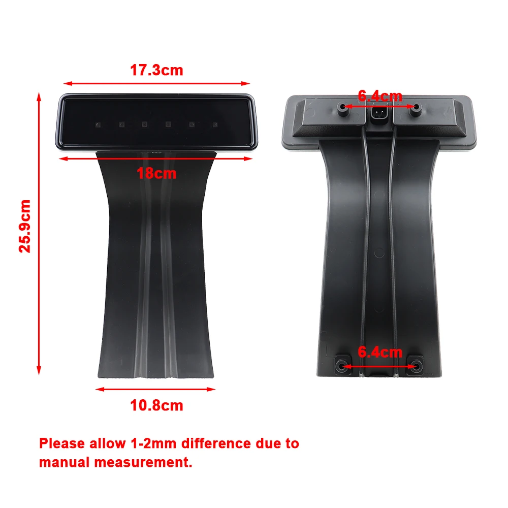 LED Third Brake Light High Mount Stop 3rd Tail Light for Jeep Wrangler JK 2007-2018