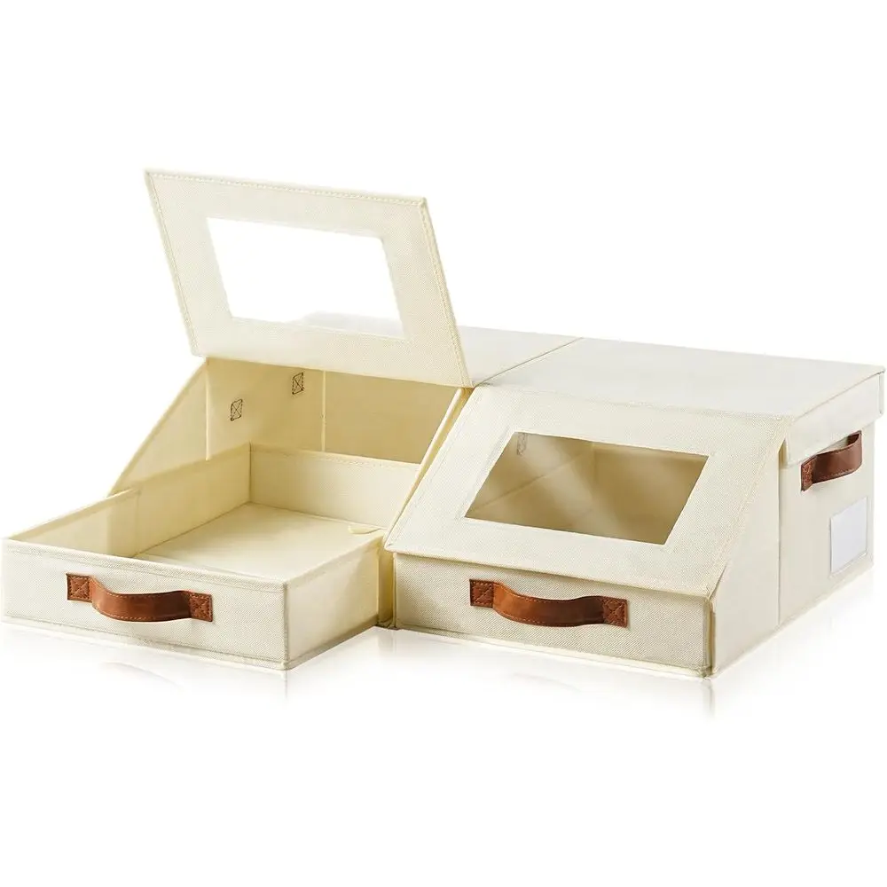 

Органайзеры для шкафа, штабелируемые ящики, тканевые контейнеры для хранения, складные органайзеры для белья, хранение нижнего белья, одежды, головных уборов, для гардероба