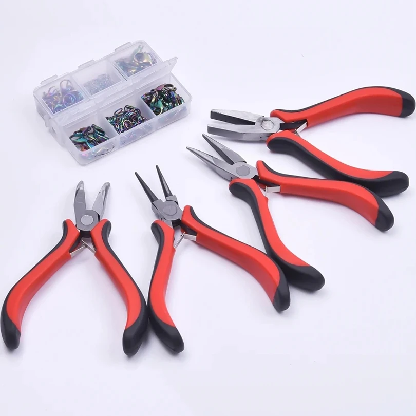 كماشة وصلات الشعر نانورينج تزيل كماشة وصلات الخرز الدقيقة مع مجموعة أدوات وصلات شعر الأسنان