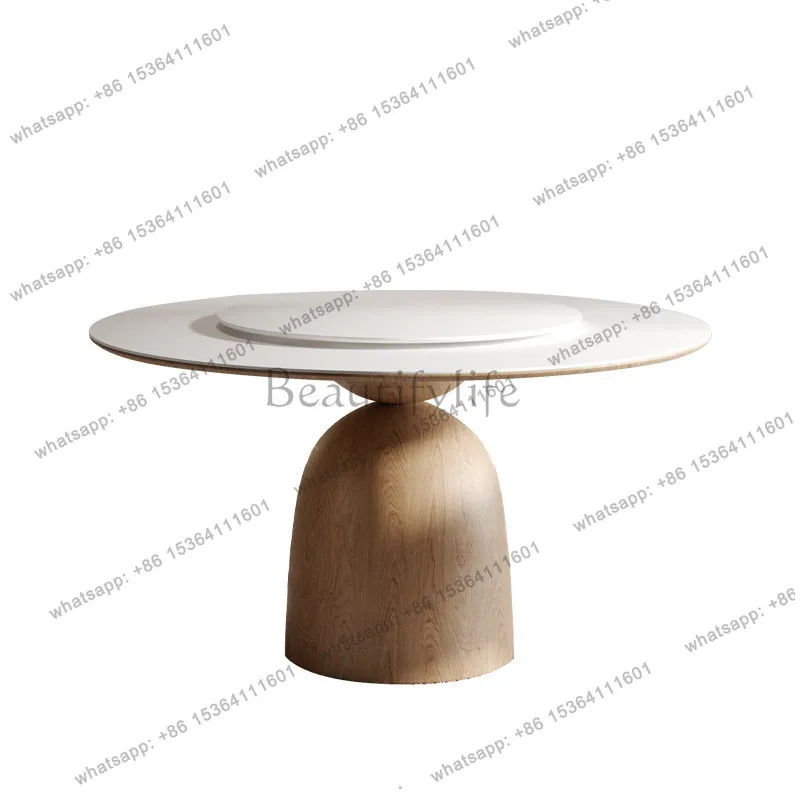 

Modern Design Luxury Dining Table White 6 Person Living Room Round Dining Table Faux Marble Nordic Tavoli Da Pranzo Furniture