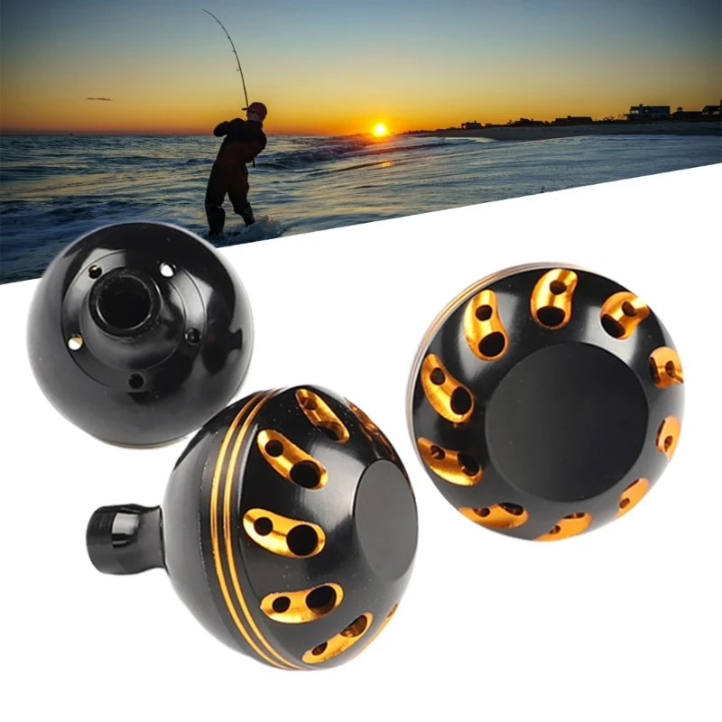 Fishing Reel Handle Metal Knob Reel Rocker Arm Grip Ergonomics Design DIY Modification Fishing Equipment Tackles