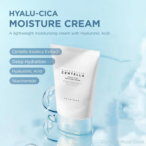 Imagen 2 del producto Set de Belleza Coreano: Suero Solar Centella Hyalu Cica Water-Fit SPF50 y Crema Hidratante Facial Hyalu-Cica