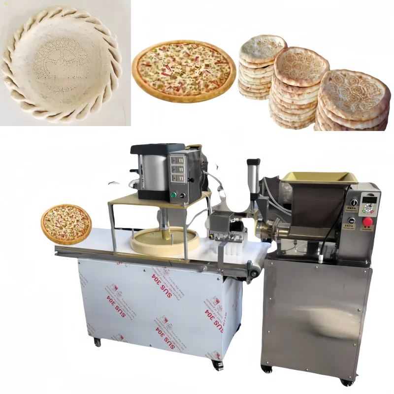 رائجة البيع آلة ضغط عجين البيتزا البيتزا كعكة صانع الخبز المسطح السابقة البيتزا قاعدة القشرة ماكينة 10-40 سنتيمتر